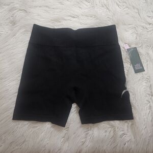 wild fable Black High-Rise Seamless Bike Shorts